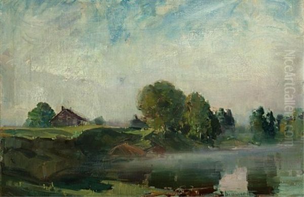 Mist On The Pond - view 1