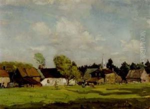 Quebec Village In Summer