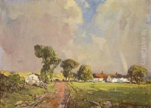 Rainbow, Gatineau Village, Quebec by Peleg Franklin Brownell