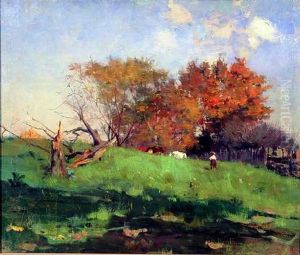 Autumn Idyll by Peleg Franklin Brownell