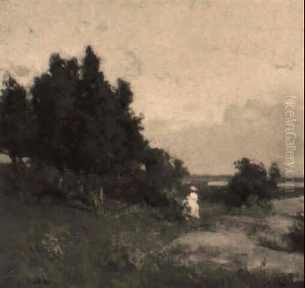 Lady In A Landscape, Dechenes - view 1