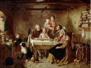 The Reading Lesson by George Washington Brownlow