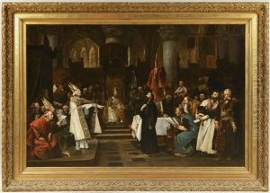 Master Jan Hus At The Council Of Constance by Vaclav Brozik