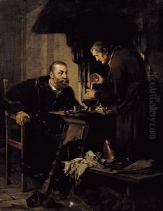 Rudolf Ii U Alchymisty by Vaclav Brozik