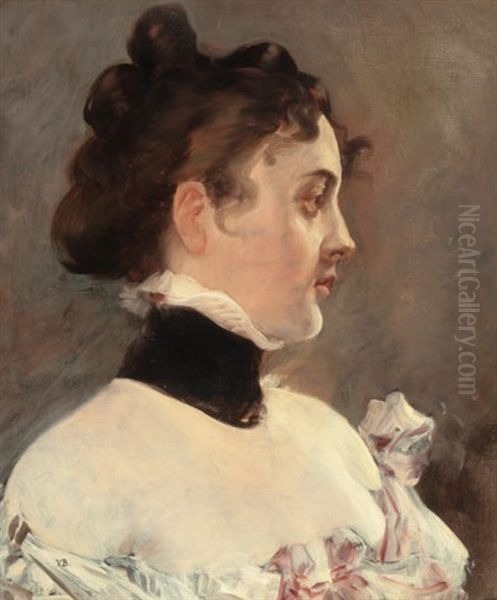Young Woman In Profile - view 1