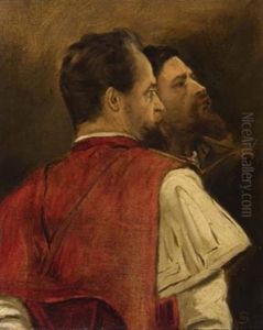 Two Gentlemen by Vaclav Brozik