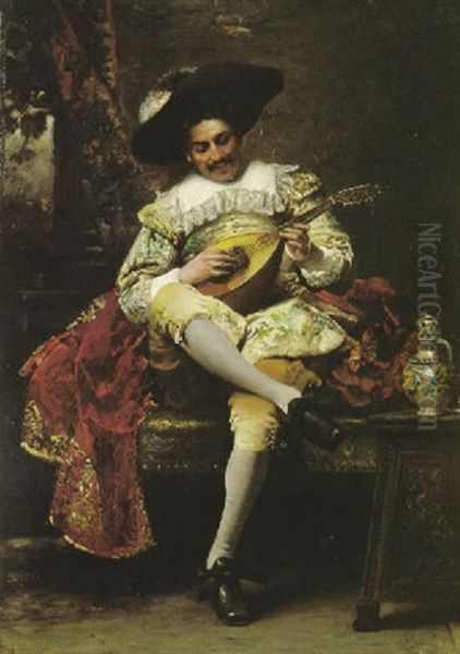 The Lute Player - view 1