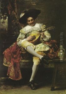 The Lute Player by Vaclav Brozik