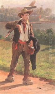 Heimkehr Vom Feld by Vaclav Brozik