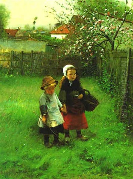 Kinder Im Fruhling - view 1