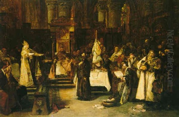The Trial Of Jan Hus - view 1