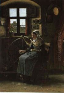 Am Spinnrad