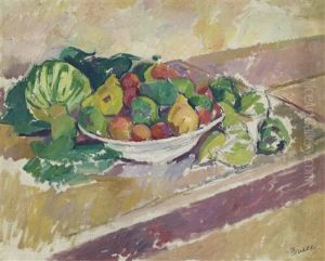 Still Life (fruits And Vegetables) by Patrick Henry Bruce