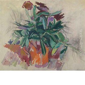 Still Life (flowers In A Vase) by Patrick Henry Bruce