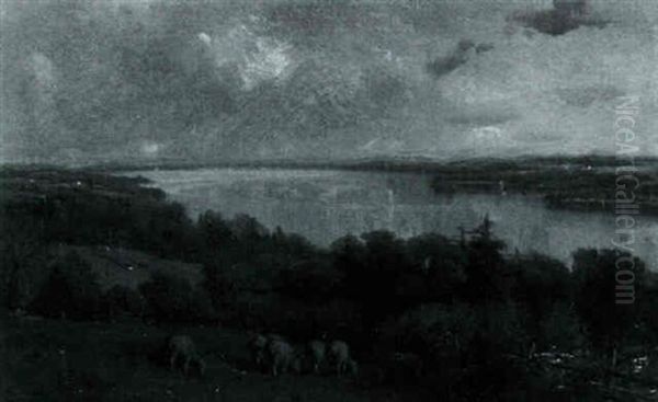 Sheep In A Landscape - view 1