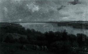 Sheep In A Landscape by William Bruce