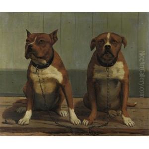 Two English Bulldogs by William Blair Bruce
