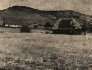 Thatching The Roof by William Blair Bruce