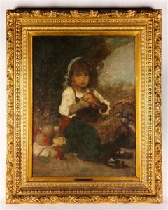 Child With An Apple