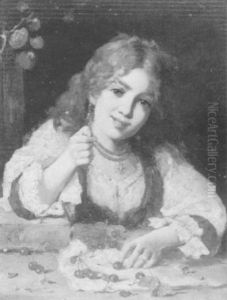Madchen Mit Kirschen