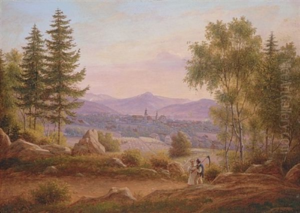 Bad Warmbrunn Vom Scholzenberg Aus - view 1