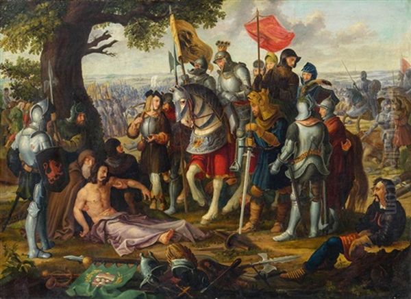 Rudolf Von Habsburg An Der Leiche Konig Ottokars - view 1