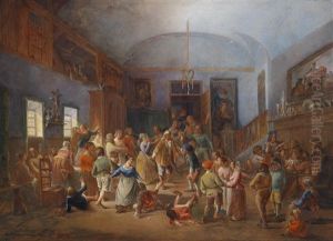 Das Blinde-kuh-spiel by Franz Brudermann