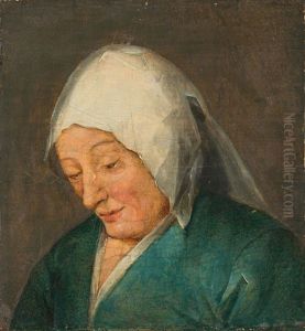 Bildnis Einer Bauerin Mit Weissem Kopftuch
