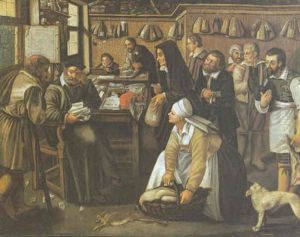 Le Paiement De La Dime by Pieter Brueghel III