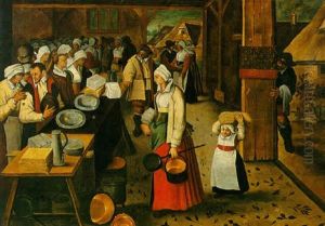 Les Cadeaux De Noces by Pieter Brueghel III