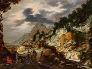 Paisaje Con Personajes by Jan Brughel