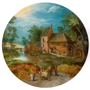 Bauernhaus An Einem Bach