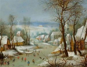Winterlandschaft Mit Vogelfalle by Jan Brughel