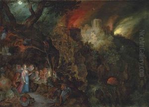 The Temptation Of Saint Anthony by Jan Brughel