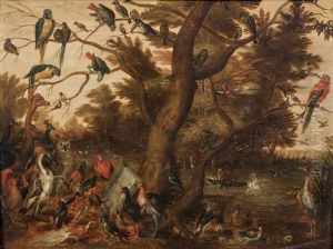Le Parlement Des Oiseaux by Jan Brughel