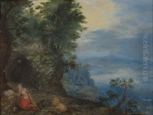 Saint Jerome And The Lion - view 1