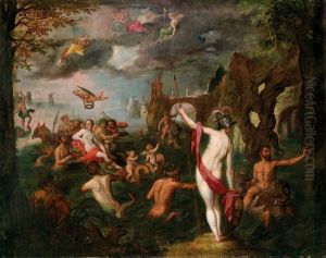 Vorbereitung Der Hochzeit Von Poseidon Und Amphitrite by Jan Brughel