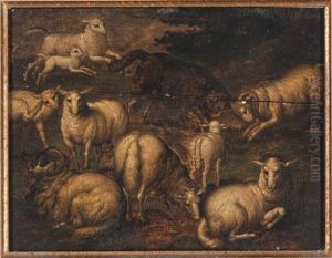 Etude De Moutons Et Beliers (study) by Jan Brughel