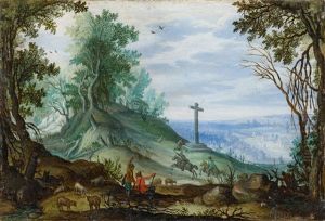 Landscape With Cattle Herd And Rider