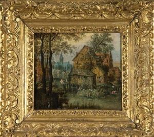 Scene De Village by Jan Brughel