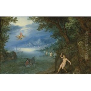 Perseus And Andromeda by Jan Brughel