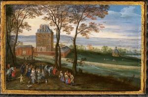 Schloss Mariemont Mit Erzherzog Albrecht Und Isabella