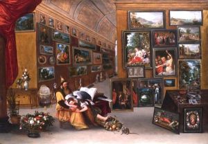 Allegorie Der Mal- Und Zeichenkunst (collab. W/hieronymus Francken The Younger) by Jan Brughel