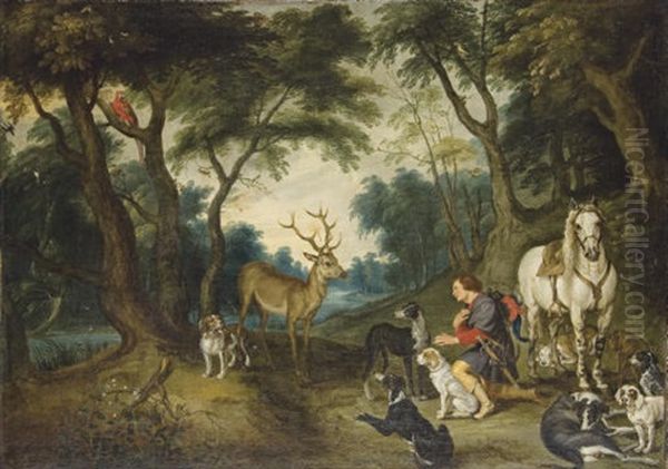 The Vision Of Saint Hubert - view 1