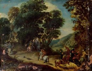 Reiterszene by Jan Brughel