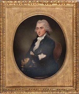 Portrait Of A Gentleman With A Dog