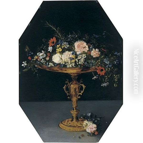 Still Life With Flowers In A Gilt Tazza - view 1