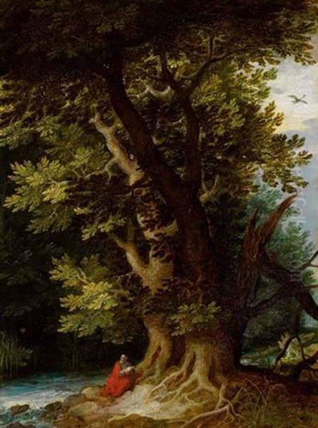 Waldlandschaft Mit Eremit - view 1
