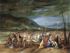 The Crucifixion by Jan Brughel
