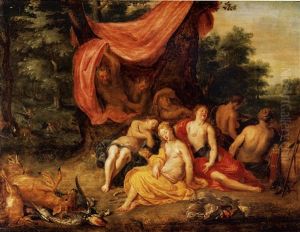 Diana And Her Attendants Resting After The Hunt